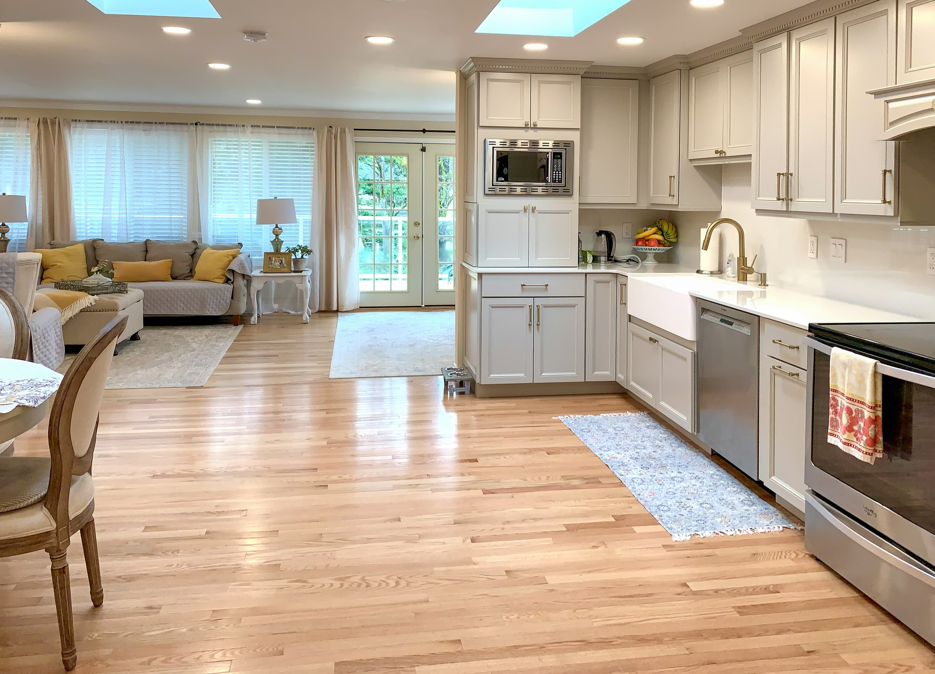 Kitchen and dining nook at Brookwood House with a casual eating area.
